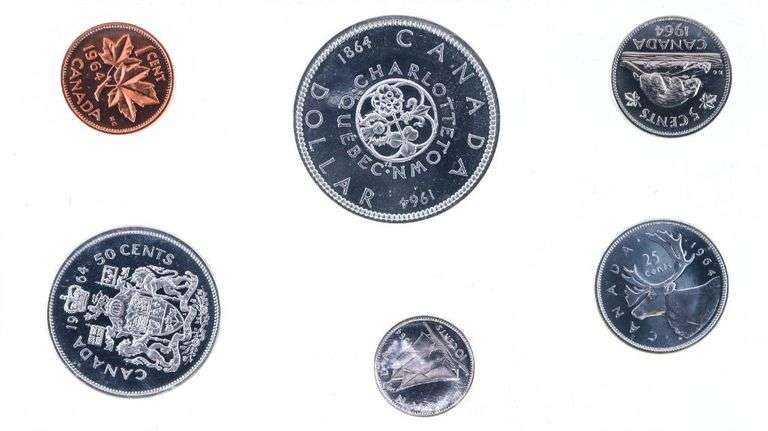 RCM 1964 Proof Like Coin Set Silver issue 1.1oz. ASW1