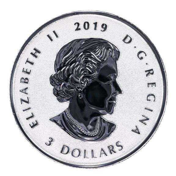 2019 $3 Celebrating Canadian Fun and Festivities: Niagara Falls Winter Lights - Pure Silver Coin1