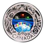 2019 $3 Celebrating Canadian Fun and Festivities: Niagara Falls Winter Lights - Pure Silver Coin1