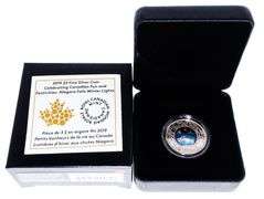 2019 $3 Celebrating Canadian Fun and Festivities: Niagara Falls Winter Lights - Pure Silver Coin1