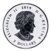 2019 $3 Celebrating Canadian Fun and Festivities: Niagara Falls Winter Lights - Pure Silver Coin1