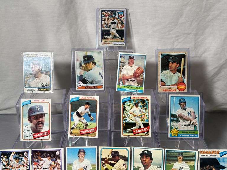 Yankees Baseball Cards including cards from the 1970s and newer.