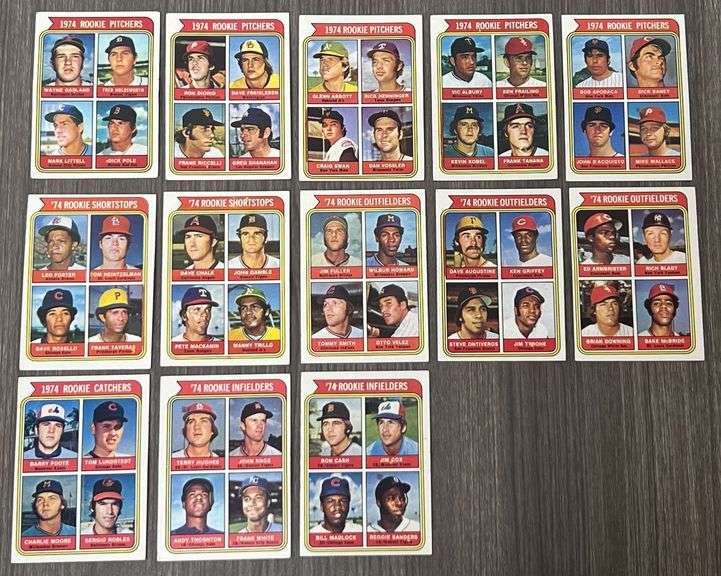 Assorted 1974 Topps ROOKIE Baseball Cards
