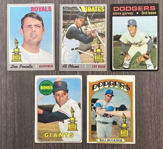 Assorted ‘60s & ‘70s STAR/SEMI-STAR Rookie Baseball Cards