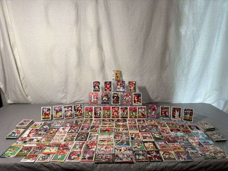 Kansas City Chiefs football cards from the 70s to the present.