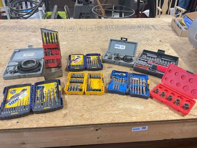 Hole Saws, Drill Bits, Extractors, Socket Set