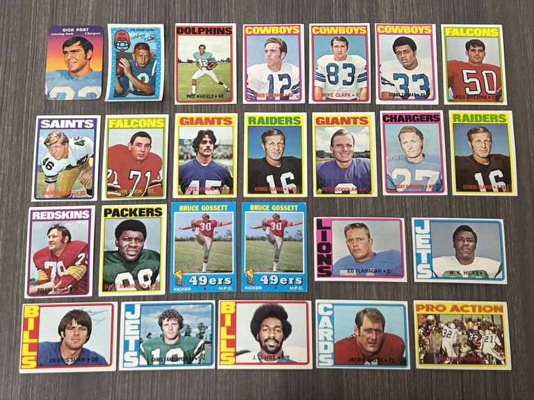 Assorted 1970’s Football Cards