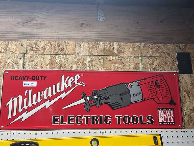 2 Milwaukee Metal Signs