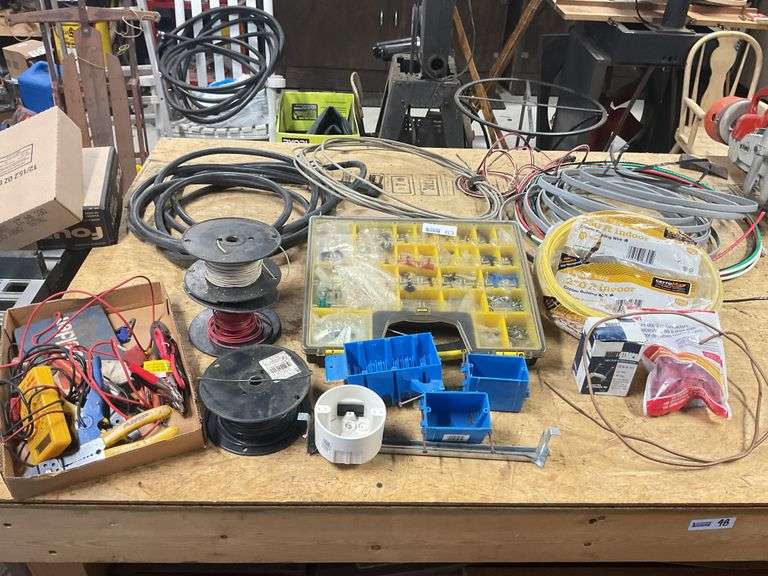 Electrical Job Lot, 12-2 Wire, Misc. Wire