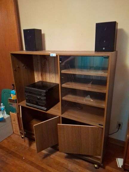 Stereo and Cabinet