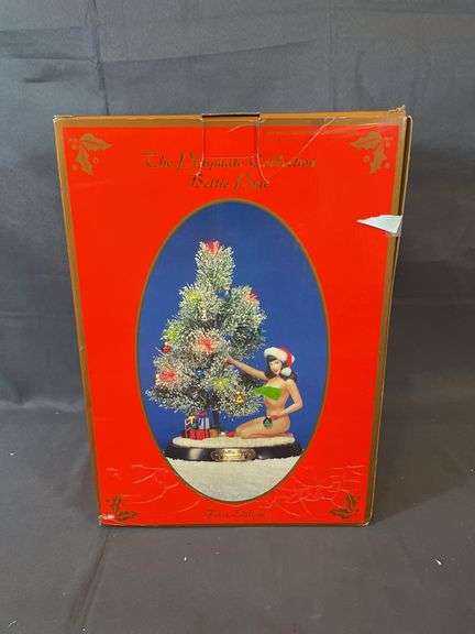 The Playmate Collection Bettie Page Christmas Figure