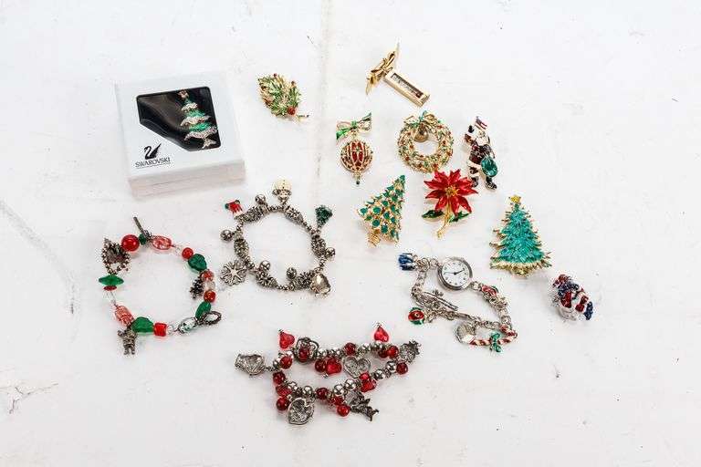Christmas Themed Costume Jewelry