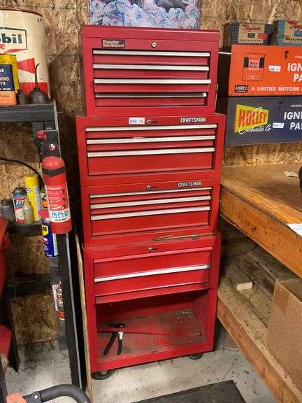 Sears Craftsman Stacking Tool Chest On Castors