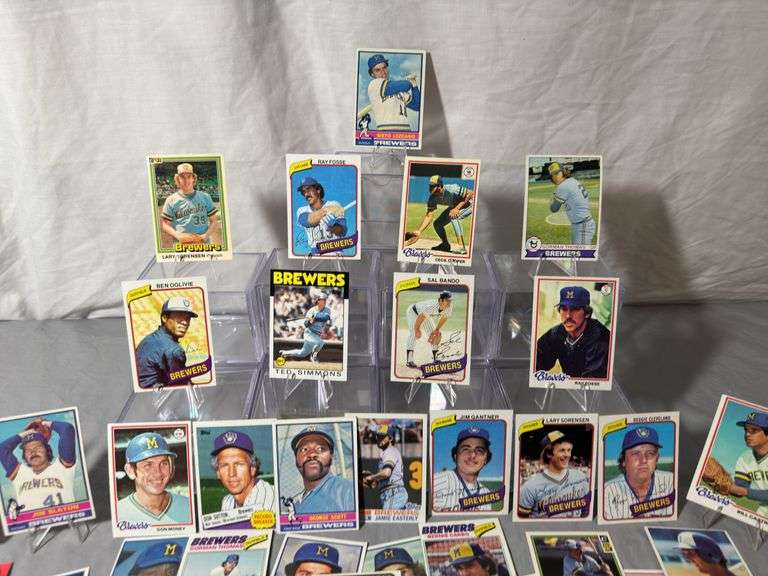 Brewers Baseball Cards including cards from the 1970s and newer.