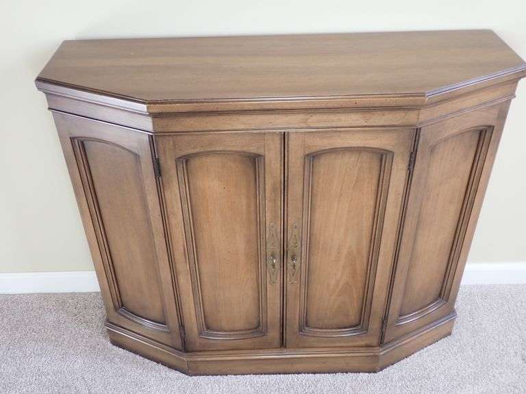 1/2 Octagon Hall/Foyer Table with storage