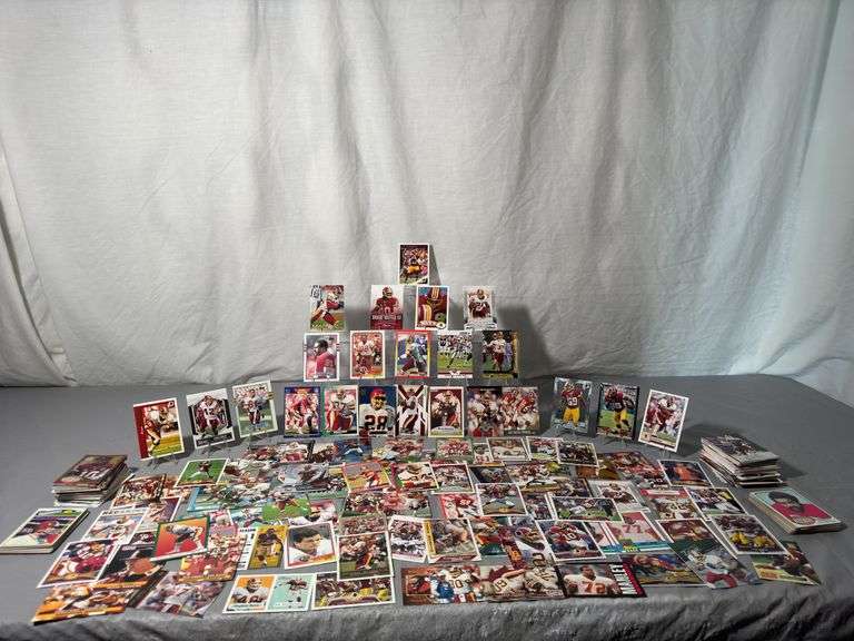 Washington Redskins football cards including some from the 1970s.