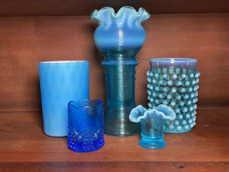 Blue Glassware