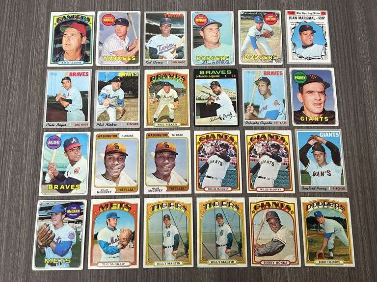 Assorted ‘60s & 70s Topps STAR/SEMI-STAR Baseball Cards