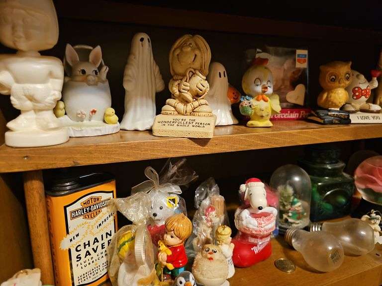 Contents Of Cabinet - Collectibles