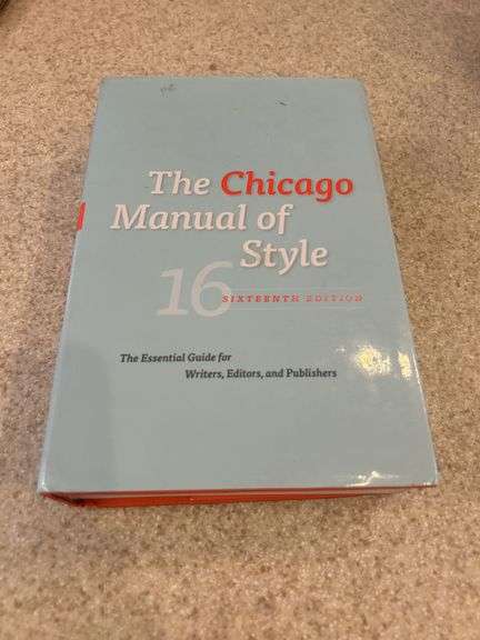 Chicago Manual of Style