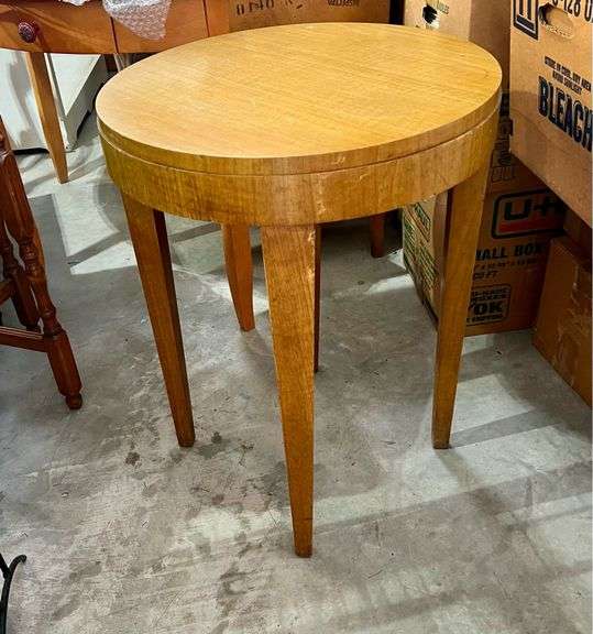 MCM Round Side Table