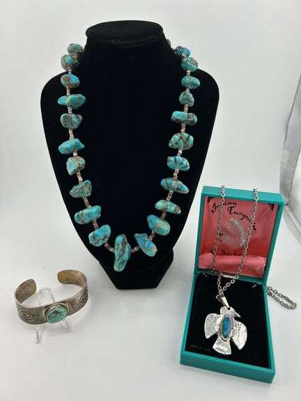 Turquoise Jewelry Lot