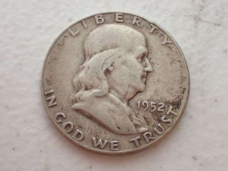 1952 Franklin Silver Half Dollar