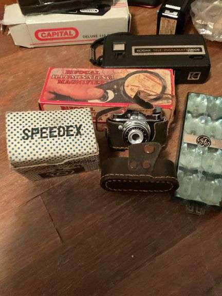 Collectible Cameras Including Speedex Mini