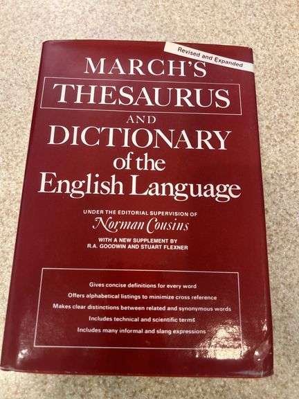 March's Thesaurus and Dictionary
