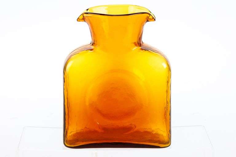Blenko Amber Water Bottle/Pitcher
