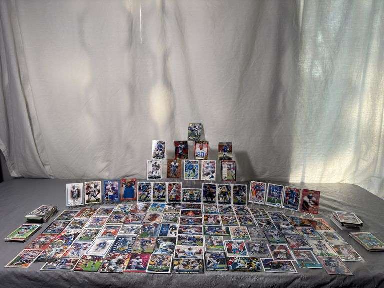 Detroit Lions football cards from the 1970s to the present. Period