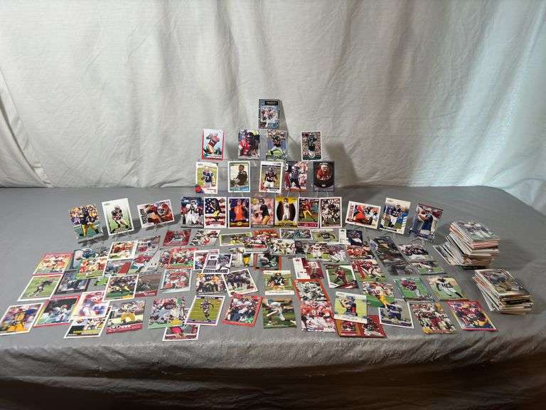 NFL rookie/draft/commemorative cards.