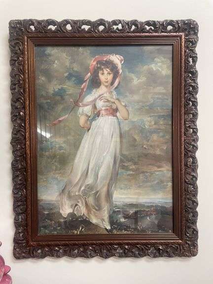 Framed Print Pink Girl
