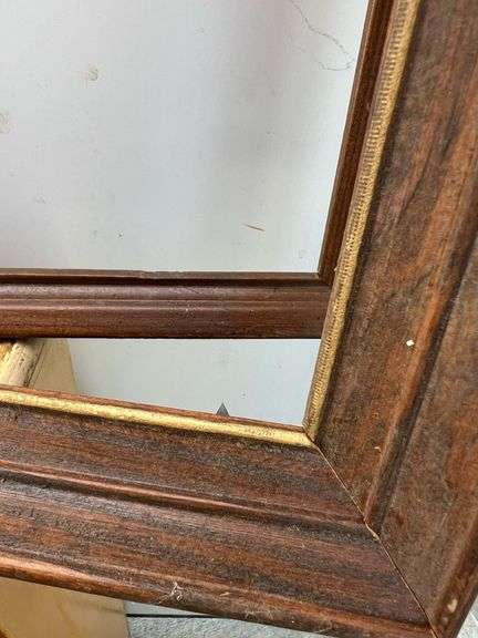 Two wood frames