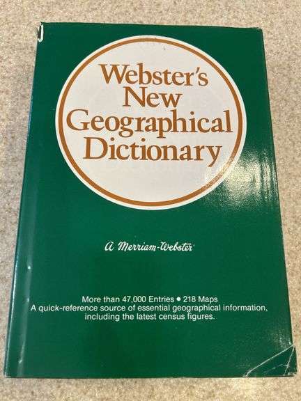 Webster's Geographical Dictionary