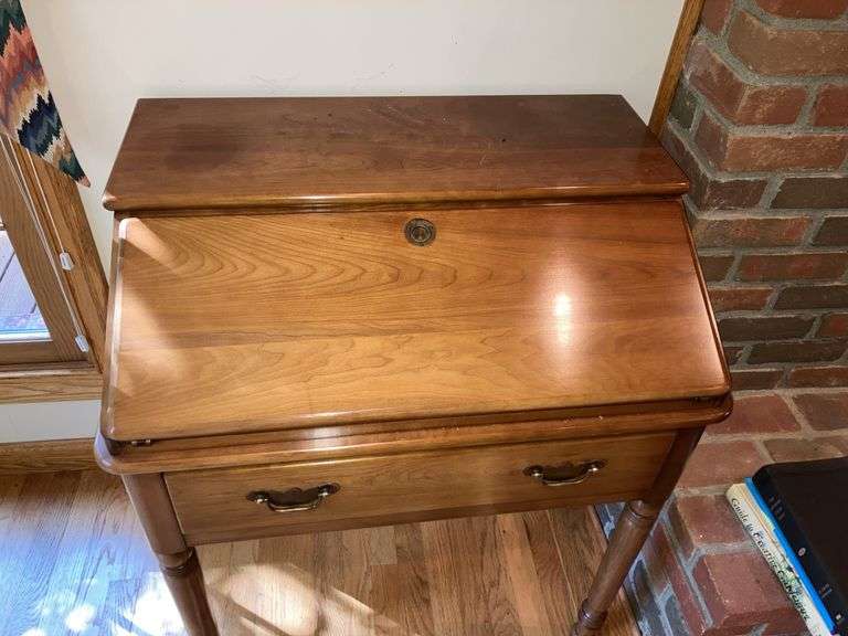 Ladies Cherry Slant Front Desk
