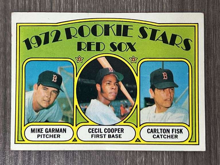 1972 Topps Carlton Fisk Rookie Card