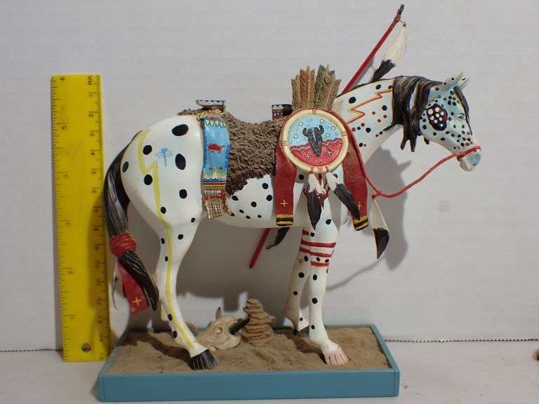 The Trail of Painted Ponies - 1452 War Pony - Excellent condition.