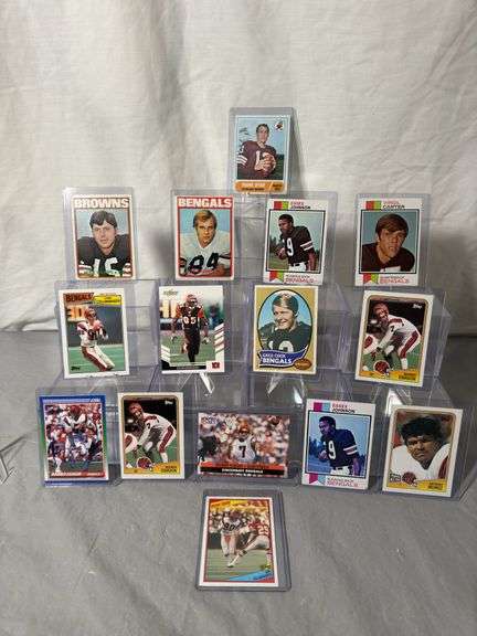 1970s, 80s and newer Cincinnati Bengals and Cleveland Browns cards.