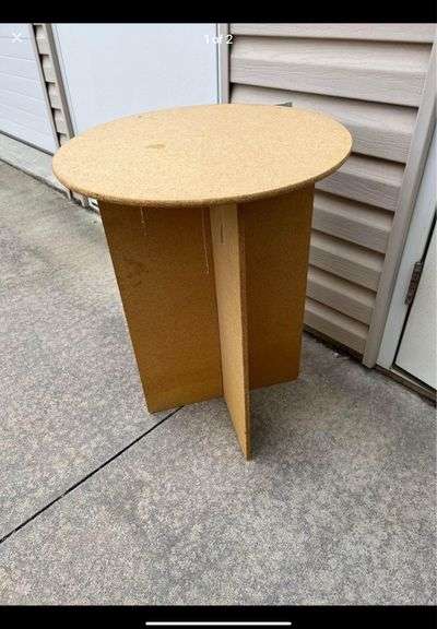 2 Round Display Tables
