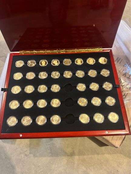 President Coins in Case