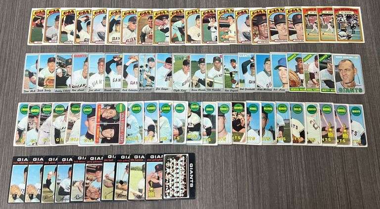 Assorted Vintage San Francisco Giants Baseball Cards