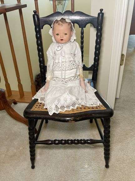 Child’s chair and Doll
