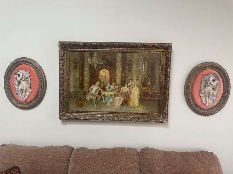 Italian Rococo 3-D Wall Hangings