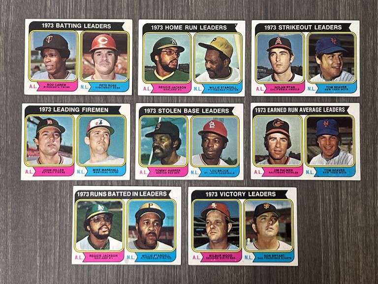 Assorted 1973 Topps LEADERS Baseball Cards