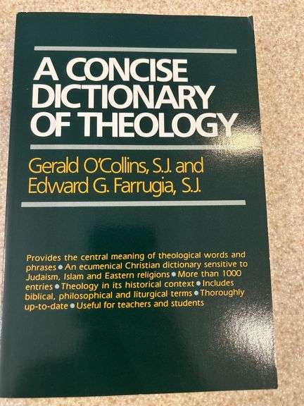 Concise Dictionary of Theology