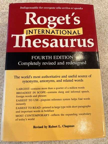 Roget's International Thesaurus