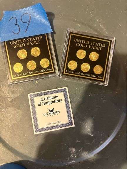 Gold American Eagle Coin Set