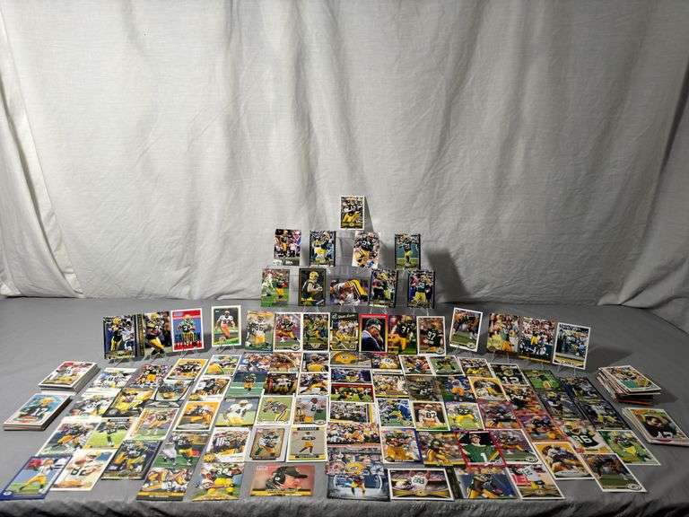 Green Bay Packers football cards from the 1970s to present.