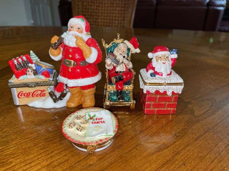 Christmas trinket boxes